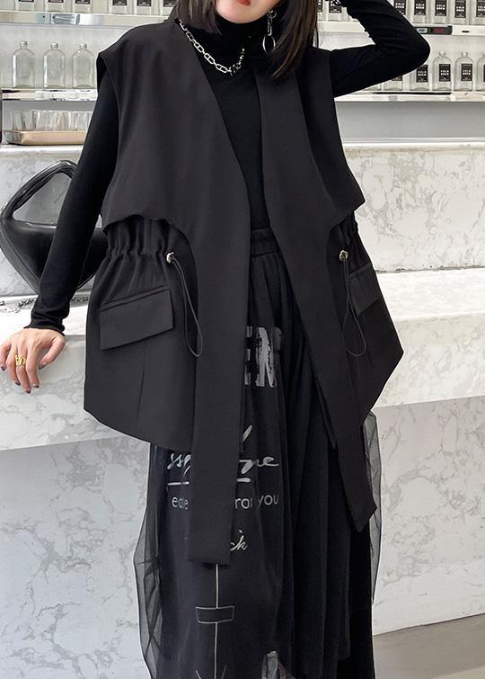 2021 Black Fashion Close Waist Versatile Cotton Jacket