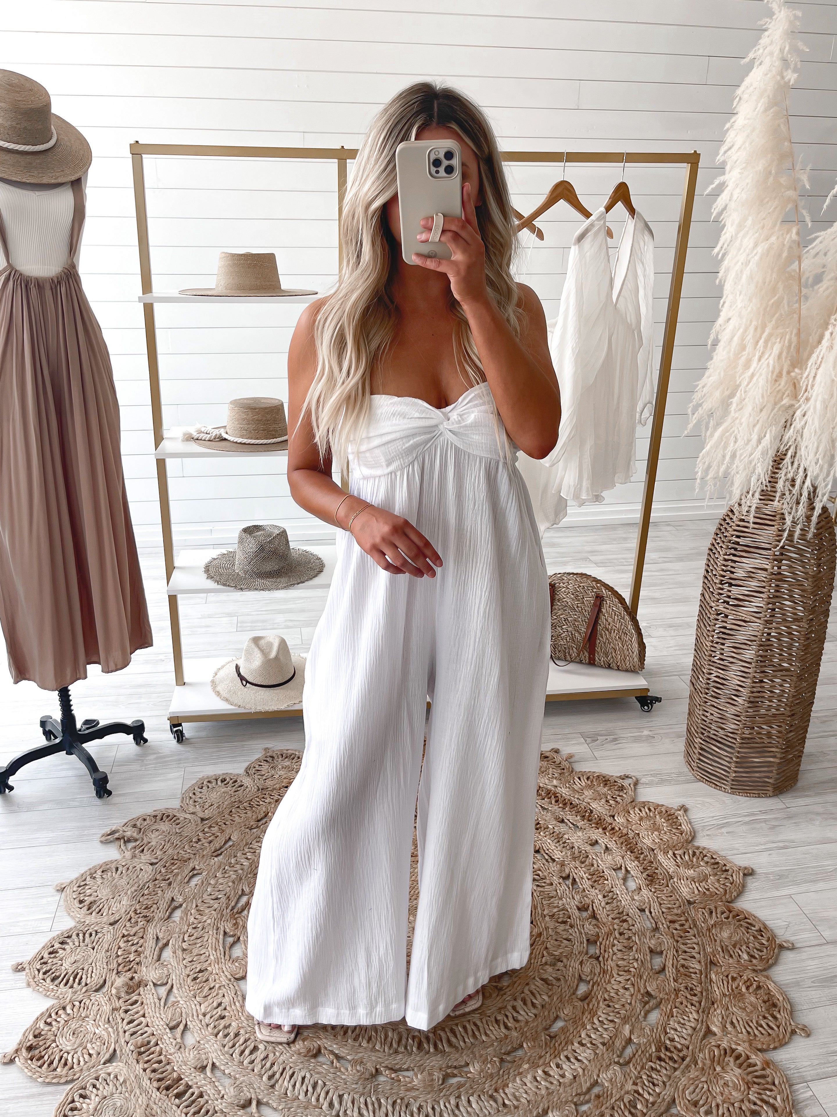 Enjoy The View Jumper in White